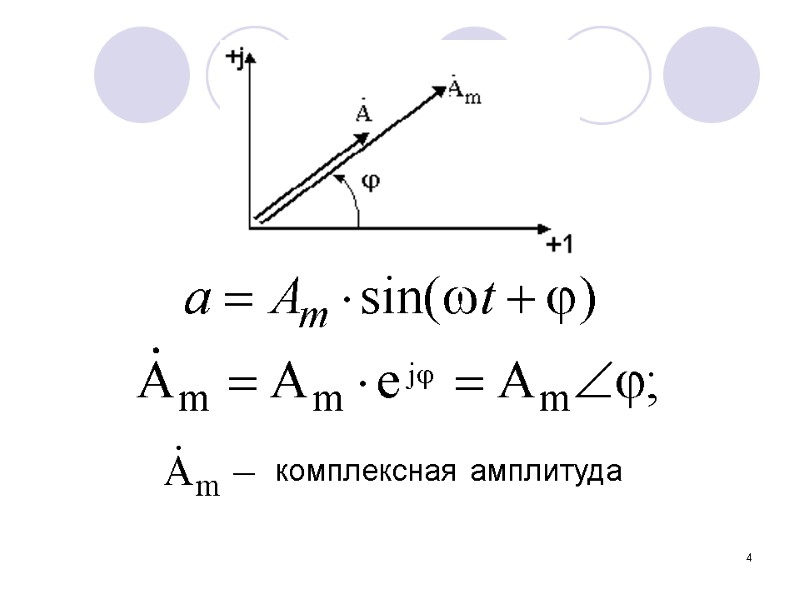 4     комплексная амплитуда